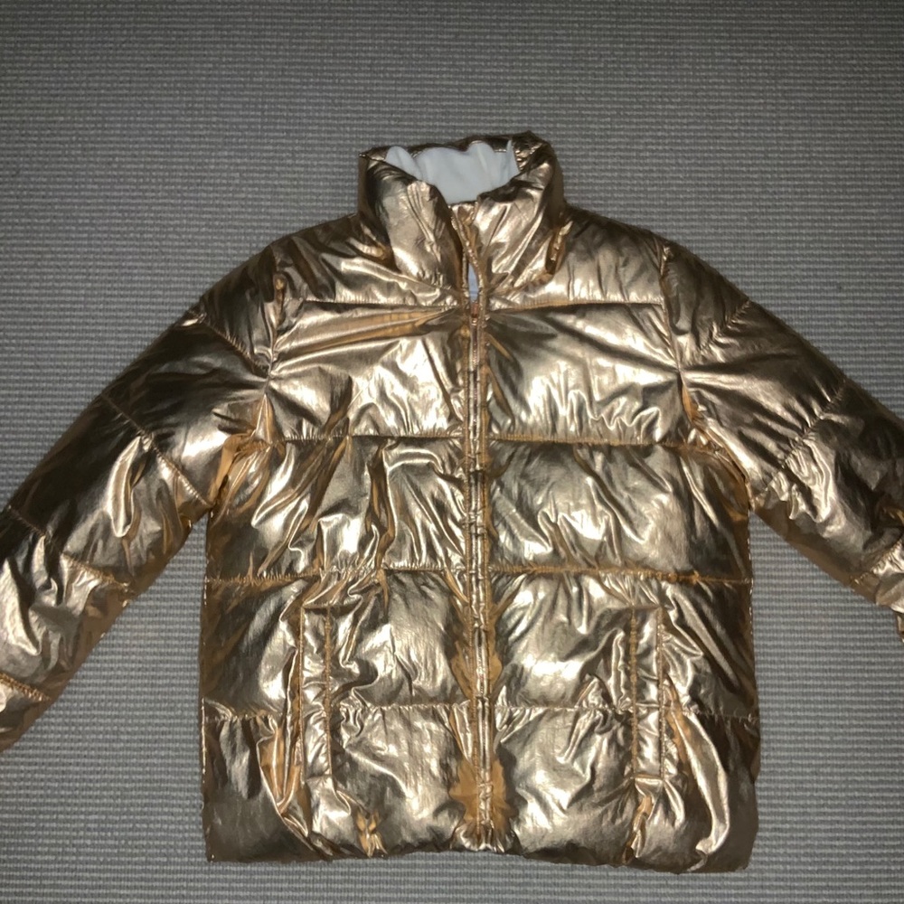 Old Navy - Gold Puffer Coat